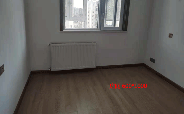 房間600*1000暖氣片安裝效果圖